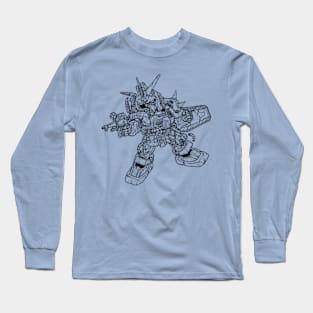 gundam lineart 78 Long Sleeve T-Shirt